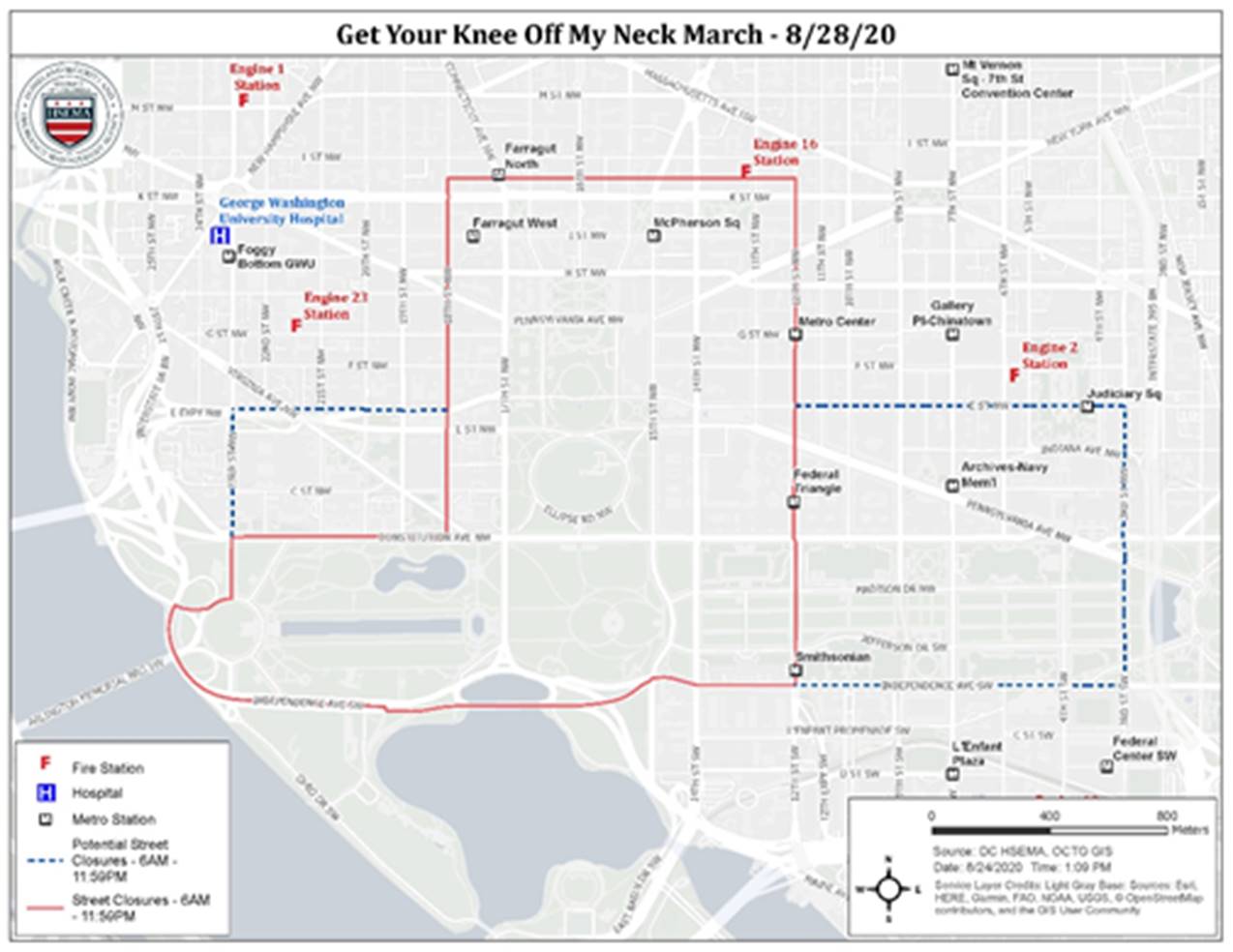 Dc Road Closures Today Map Fabfitfun Spring 2024